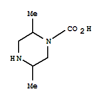 1-Piperazinecarboxylic acid,2,5-dimethyl-Structure,856929-73-2Structure 1-Piperazinecarboxylic acid,2,5-dimethyl- Structure,856929-73-2Structure