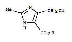 1H-imidazole-4-carboxylic acid, 5-(chloromethyl)-2-methyl- Structure,857939-27-6Structure