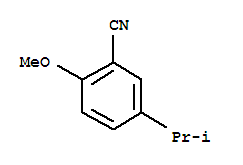 (9ci)-2-甲氧基-5-(1-甲基乙基)-苯甲腈結構式_85902-69-8結構式