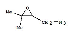  3-(疊氮基甲基)-2,2-二甲基-環(huán)氧乙烷結(jié)構(gòu)式_868684-42-8結(jié)構(gòu)式