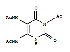 Uracil, 5,6-diacetamido-3-acetyl- (5ci)Structure,873376-13-7Structure Uracil, 5,6-diacetamido-3-acetyl- (5ci) Structure,873376-13-7Structure