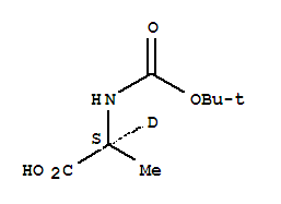 BOC-L-丙氨酸-D1氘代結(jié)構(gòu)式_88181-11-7結(jié)構(gòu)式