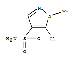 1H-pyrazole-4-sulfonamide,5-chloro-1-methyl-(9ci)Structure,88398-50-9Structure 1H-pyrazole-4-sulfonamide,5-chloro-1-methyl-(9ci) Structure,88398-50-9Structure