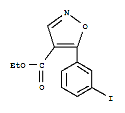 4-Isoxazolecarboxylicacid,5-(3-iodophenyl)-,ethylester(9ci)Structure,887407-86-5Structure 4-Isoxazolecarboxylicacid,5-(3-iodophenyl)-,ethylester(9ci) Structure,887407-86-5Structure