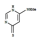 4-Pyrimidinethiol, 6-(methylamino)-(7ci)Structure,89180-10-9Structure 4-Pyrimidinethiol, 6-(methylamino)-(7ci) Structure,89180-10-9Structure