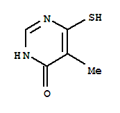 4-Pyrimidinol, 6-mercapto-5-methyl-(7ci)Structure,89322-74-7Structure 4-Pyrimidinol, 6-mercapto-5-methyl-(7ci) Structure,89322-74-7Structure