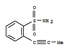 Benzenesulfonamide, 2-(1-propynyl)-(9ci)Structure,89392-02-9Structure Benzenesulfonamide, 2-(1-propynyl)-(9ci) Structure,89392-02-9Structure