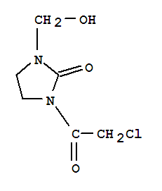 (7ci)-1-(氯乙?；?-3-(羥基甲基)-2-咪唑啉酮結(jié)構(gòu)式_89641-61-2結(jié)構(gòu)式