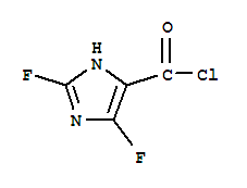 1H-imidazole-4-carbonyl chloride, 2,5-difluoro- (9ci) Structure,89676-64-2Structure