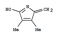 2H-pyrrol-5-ol,3,4-dimethyl-2-methylene-(9ci)Structure,89686-46-4Structure 2H-pyrrol-5-ol,3,4-dimethyl-2-methylene-(9ci) Structure,89686-46-4Structure