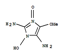 1H-imidazole-2,5-diamine, 1-hydroxy-4-methoxy-, 3-oxide Structure,898250-17-4Structure