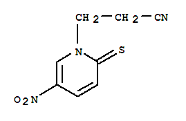 1(2H)-pyridinepropionitrile, 5-nitro-2-thioxo-(7ci)Structure,90004-27-6Structure 1(2H)-pyridinepropionitrile, 5-nitro-2-thioxo-(7ci) Structure,90004-27-6Structure
