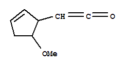 Ethenone, (5-methoxy-2-cyclopenten-1-yl)-(9ci)Structure,90107-31-6Structure Ethenone, (5-methoxy-2-cyclopenten-1-yl)-(9ci) Structure,90107-31-6Structure