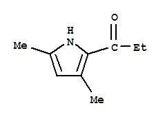 1-Propanone,1-(3,5-dimethylpyrrol-2-yl)-(7ci)Structure,90642-83-4Structure 1-Propanone,1-(3,5-dimethylpyrrol-2-yl)-(7ci) Structure,90642-83-4Structure