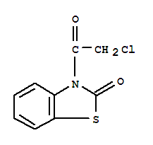 (9ci)-3-(氯乙?；?-2(3H)-苯并噻唑酮結(jié)構(gòu)式_90736-77-9結(jié)構(gòu)式