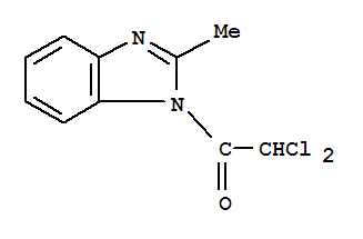 Benzimidazole, 1-(dichloroacetyl)-2-methyl-(7ci) Structure,90800-06-9Structure