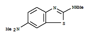 (7ci)-6-(二甲基氨基)-2-(甲基氨基)-苯并噻唑結構式_90872-47-2結構式