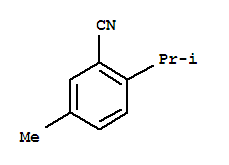 P-cymene-3-carbonitrile (7ci)Structure,91131-81-6Structure P-cymene-3-carbonitrile (7ci) Structure,91131-81-6Structure