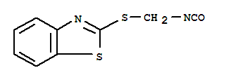 (9ci)-2-[(異氰?；谆?硫代]-苯并噻唑結(jié)構(gòu)式_92137-10-5結(jié)構(gòu)式