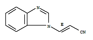 2-Propenenitrile,3-(1h-benzimidazol-1-yl)-,(e)-(9ci)Structure,92173-65-4Structure 2-Propenenitrile,3-(1h-benzimidazol-1-yl)-,(e)-(9ci) Structure,92173-65-4Structure