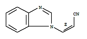 2-Propenenitrile,3-(1h-benzimidazol-1-yl)-,(z)-(9ci)Structure,92173-66-5Structure 2-Propenenitrile,3-(1h-benzimidazol-1-yl)-,(z)-(9ci) Structure,92173-66-5Structure