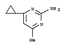 2-Pyrimidinamine, 4-cyclopropyl-6-methyl-(9ci)Structure,92238-61-4Structure 2-Pyrimidinamine, 4-cyclopropyl-6-methyl-(9ci) Structure,92238-61-4Structure