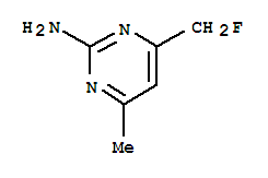 2-Pyrimidinamine, 4-(fluoromethyl)-6-methyl-(9ci)Structure,92311-42-7Structure 2-Pyrimidinamine, 4-(fluoromethyl)-6-methyl-(9ci) Structure,92311-42-7Structure