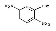 2-Pyridinamine,6-(ethylthio)-5-nitro-(9ci)Structure,92741-41-8Structure 2-Pyridinamine,6-(ethylthio)-5-nitro-(9ci) Structure,92741-41-8Structure