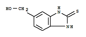 2H-benzimidazole-2-thione,1,3-dihydro-5-(hydroxymethyl)-(9ci)Structure,92807-01-7Structure 2H-benzimidazole-2-thione,1,3-dihydro-5-(hydroxymethyl)-(9ci) Structure,92807-01-7Structure