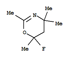 4H-1,3-oxazine,6-fluoro-5,6-dihydro-2,4,4,6-tetramethyl-(9ci)Structure,93072-39-0Structure 4H-1,3-oxazine,6-fluoro-5,6-dihydro-2,4,4,6-tetramethyl-(9ci) Structure,93072-39-0Structure