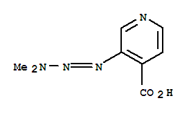 4-Pyridinecarboxylicacid,3-(3,3-dimethyl-1-triazenyl)-(9ci)Structure,93772-12-4Structure 4-Pyridinecarboxylicacid,3-(3,3-dimethyl-1-triazenyl)-(9ci) Structure,93772-12-4Structure