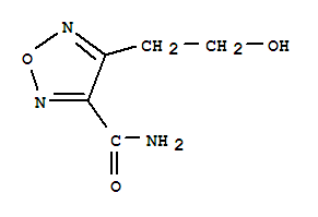 (9ci)-4-(2-羥基乙基)-1,2,5-噁二唑-3-羧酰胺結(jié)構(gòu)式_98384-45-3結(jié)構(gòu)式