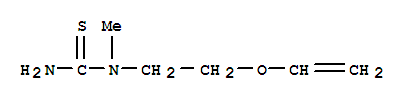 Urea, 1-methyl-2-thio-1-(2-vinyloxyethyl)- (6ci)Structure,99115-31-8Structure Urea, 1-methyl-2-thio-1-(2-vinyloxyethyl)- (6ci) Structure,99115-31-8Structure