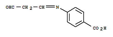 (6ci)-p-(2-甲酰基亞乙基氨基)-苯甲酸結(jié)構(gòu)式_99184-91-5結(jié)構(gòu)式