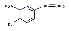 Pyridine, 2-amino-3-ethyl-6-vinyl-(6ci)Structure,99362-07-9Structure Pyridine, 2-amino-3-ethyl-6-vinyl-(6ci) Structure,99362-07-9Structure