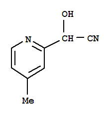 2-Pyridineacetonitrile,alpha-hydroxy-4-methyl-(9ci)Structure,99584-03-9Structure 2-Pyridineacetonitrile,alpha-hydroxy-4-methyl-(9ci) Structure,99584-03-9Structure