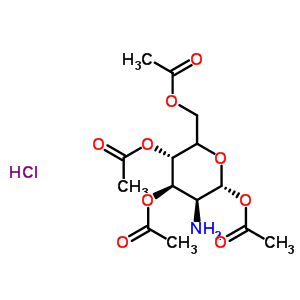 1,3,4,6-Tetra-o-acetyl-2-amino-2-deoxy-α-d-glucopyranose hydrochlorideStructure,10034-19-2Structure 1,3,4,6-Tetra-o-acetyl-2-amino-2-deoxy-α-d-glucopyranose hydrochloride Structure,10034-19-2Structure