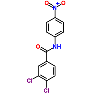Benzamide,3,4-dichloro-n-(4-nitrophenyl)-Structure,10278-40-7Structure Benzamide,3,4-dichloro-n-(4-nitrophenyl)- Structure,10278-40-7Structure
