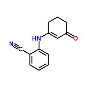 2-[(3-氧代-1-環(huán)己烯-1-基)氨基]苯甲腈結(jié)構(gòu)式_104675-23-2結(jié)構(gòu)式