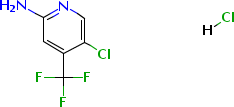 5-Chloro-4-(trifluoromethyl)pyridine-2-amine hydrochlorideStructure,1095824-77-3Structure 5-Chloro-4-(trifluoromethyl)pyridine-2-amine hydrochloride Structure,1095824-77-3Structure