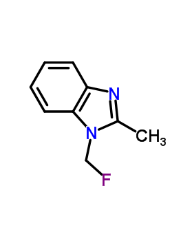 1H-benzimidazole,1-(fluoromethyl)-2-methyl-(9ci)Structure,120720-70-9Structure 1H-benzimidazole,1-(fluoromethyl)-2-methyl-(9ci) Structure,120720-70-9Structure