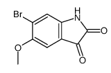 6-Bromo-5-methoxyindoline-2,3-dioneStructure,130420-78-9Structure 6-Bromo-5-methoxyindoline-2,3-dione Structure,130420-78-9Structure