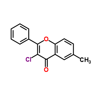 4H-1-benzopyran-4-one,3-chloro-6-methyl-2-phenyl-Structure,13178-99-9Structure 4H-1-benzopyran-4-one,3-chloro-6-methyl-2-phenyl- Structure,13178-99-9Structure