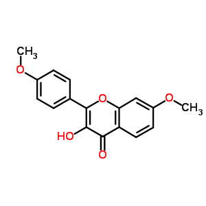 4H-1-benzopyran-4-one,3-hydroxy-7-methoxy-2-(4-methoxyphenyl)-Structure,13198-99-7Structure 4H-1-benzopyran-4-one,3-hydroxy-7-methoxy-2-(4-methoxyphenyl)- Structure,13198-99-7Structure