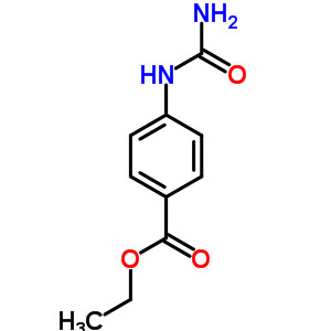 4-(氨基甲酰氨基)苯甲酸乙酯結(jié)構(gòu)式_13289-38-8結(jié)構(gòu)式