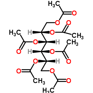 L-艾杜糖醇六乙酸酯結(jié)構(gòu)式_13443-46-4結(jié)構(gòu)式