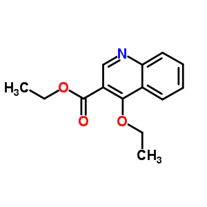 4-乙氧基喹啉-3-羧酸乙酯結(jié)構(gòu)式_13720-96-2結(jié)構(gòu)式