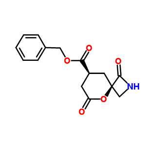 (4r,8s)-rel-1,6-二氧代-5-噁-2-氮雜螺[3.5]壬烷-8-羧酸苯甲酯結(jié)構(gòu)式_144373-57-9結(jié)構(gòu)式