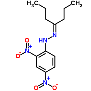 4-Heptanone,2-(2,4-dinitrophenyl)hydrazoneStructure,1655-41-0Structure 4-Heptanone,2-(2,4-dinitrophenyl)hydrazone Structure,1655-41-0Structure