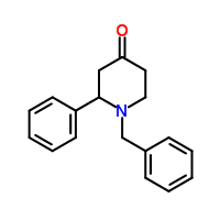 1-Benzyl-2-phenylpiperidin-4-oneStructure,167705-56-8Structure 1-Benzyl-2-phenylpiperidin-4-one Structure,167705-56-8Structure